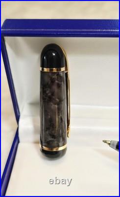 Vintage 1999 Waterman Phileas Grey Marble Rollerball Pen New Old Stock Rare
