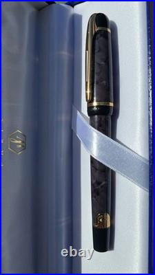 Vintage 1999 Waterman Phileas Grey Marble Rollerball Pen New Old Stock Rare