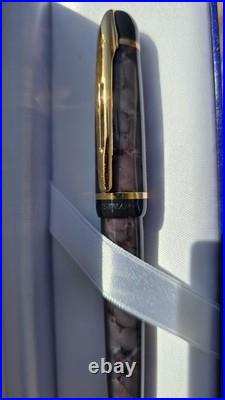 Vintage 1999 Waterman Phileas Grey Marble Rollerball Pen New Old Stock Rare