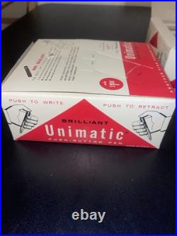 Vintage 50's-60's Ferber Unimatic Pen (Nos) Box Of 12 Unique & Rare