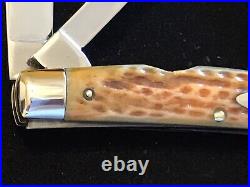 Vintage Case XX USA 2ND Cut Stag 5488 Big 4 Blade Congress Knife(65-69)Rare, Mint