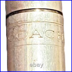 Vintage Coach Sterling Silver Agenda Ballpoint Pen Writing Instrument Rare