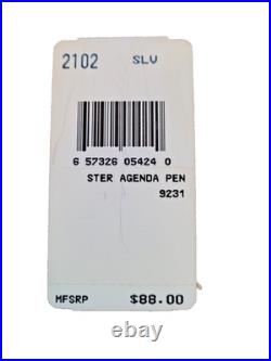 Vintage Coach Sterling Silver Agenda Ballpoint Pen Writing Instrument Rare