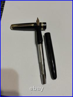 Vintage Conway Stewart 57 Pen & Pencil Set Boxed Rare Open 14ct Gold Nib