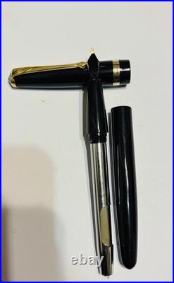 Vintage Conway Stewart 57 Pen & Pencil Set Boxed Rare Open 14ct Gold Nib