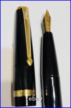Vintage Conway Stewart 57 Pen & Pencil Set Boxed Rare Open 14ct Gold Nib