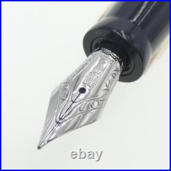 Vintage Delta Dolce Vita Mini Orange Fountain Pen 14K Fine (F) Nib, Rare