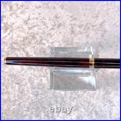 Vintage Dunhill Fountain Pen Gemline Rare Red Flame Lacquer 14K Gold Nib