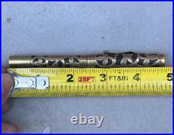 Vintage Edward Todd Gold Filled Overlay Fountain Pen with 3 NY Nib Art Deco Rare