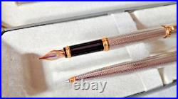 Vintage Élysée Pen Set 2 Silver & Gold Plated, Rare Elegant Design, Mint Condit Vintage Élysée Pen Set 2 Silver & Gold Plated, Rare Elegant Design, Mint Condit