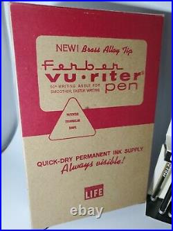 Vintage Ferber'vu-riter' Pens Brass Alloy Tip 2 Dozen Store Display New Rare