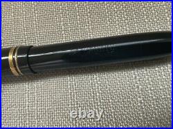 Vintage Hankyo Japanese Eyedropper Black Urushi fountain pen 14k Nib Rare