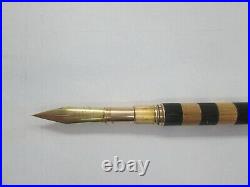 Vintage LeRoy Fairchild #6 Dip Ink Pen & Fairchild NIB Gold & Black RARE/ORNATE