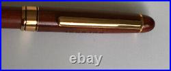Vintage NEW Roberge Geneve Swiss Wood Ballpoint Pen & Case