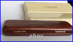 Vintage NEW Roberge Geneve Swiss Wood Ballpoint Pen & Case
