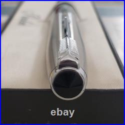 Vintage Parker 41 Fountain Pen Steel Fine Nib Grey New Pen Very Rare USA