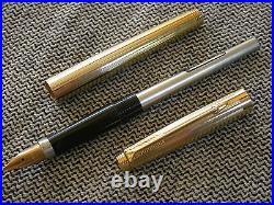Vintage Parker 75 Gold Plated Pen Excellent Rare Kf Nib