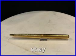 Vintage Parker Premier 23K Gold Plate Grain d'Orge Ball Pen, Rare, circa 1985 Vintage Parker Premier 23K Gold Plate Grain d'Orge Ball Pen, Rare, circa 1985