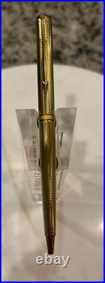 Vintage Parker Premier 23K Gold Plate Grain d'Orge Ball Pen, Rare, circa 1985 Vintage Parker Premier 23K Gold Plate Grain d'Orge Ball Pen, Rare, circa 1985
