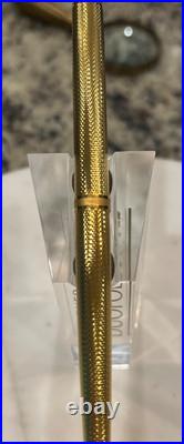 Vintage Parker Premier 23K Gold Plate Grain d'Orge Ball Pen, Rare, circa 1985 Vintage Parker Premier 23K Gold Plate Grain d'Orge Ball Pen, Rare, circa 1985