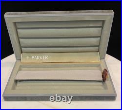 Vintage Parker Premier 23K Gold Plate Grain d'Orge Ball Pen, Rare, circa 1985 Vintage Parker Premier 23K Gold Plate Grain d'Orge Ball Pen, Rare, circa 1985