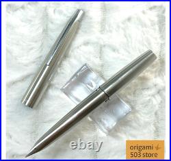 Vintage Pilot Myu Short H278 Fountain Pen Steel F Nib, Rare with Box