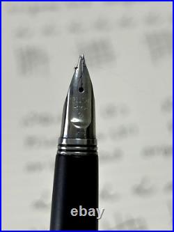 Vintage Pilot Myu Short Matte Black H775 Fountain Pen Medium Nib, Super Rare