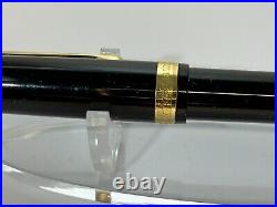 Vintage Platinum #3776 Fountain Pen 1989 14K Gold Nib Ebonite Feed. Soft M RARE