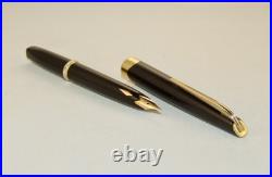 Vintage Platinum Japan 18 Inlaid Model Pocket Fountain Pen 18k Gold Nib Rare