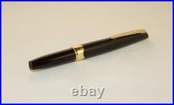 Vintage Platinum Japan 18 Inlaid Model Pocket Fountain Pen 18k Gold Nib Rare