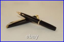 Vintage Platinum Japan 18 Inlaid Model Pocket Fountain Pen 18k Gold Nib Rare