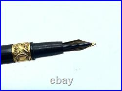 Vintage RARE CONKLIN 318 Fountain Pen STRAIGHT CAP Crescent Filler #3 nib