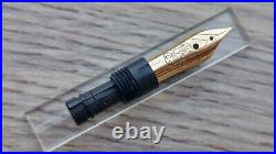 Vintage RARE MINT 1950's Pelikan 140 Black 14C-585 DEF Gold Nib Fountain Pen
