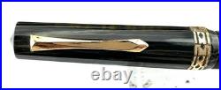 Vintage RARE RADIUS PRISMATICA ARCO Celluloid OS Fountain Pen 14K Med flex nib
