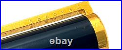 Vintage RARE ST Dupont Dark Blue Fountain Pen 18k Gold Nib with Original Box EXCEL