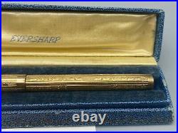 Vintage RARE WAHL Gold Filled CONSOLE Design Fountain Pen #2 Flexible nib Boxed