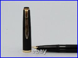 Vintage Rare 1960's Reform 4388 Black Flexible Hooded 14K Gold Nib Fountain Pen