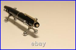 Vintage Rare Black Germany Piston Filler Fountain Pen Kaweco 02g With 14k Nib