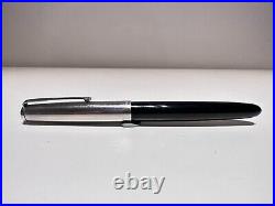 Vintage Rare Collectible Used China Black Fountain Pen Hero With 12k Gold Nib