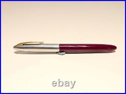 Vintage Rare Early Collectible China Fountain Pen Lucky With Big 12k Gold Nib