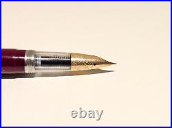 Vintage Rare Early Collectible China Fountain Pen Lucky With Big 12k Gold Nib