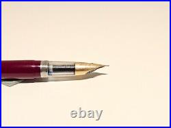 Vintage Rare Early Collectible China Fountain Pen Lucky With Big 12k Gold Nib