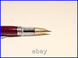 Vintage Rare Early Collectible China Fountain Pen Lucky With Big 12k Gold Nib