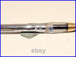 Vintage Rare Early Collectible China Fountain Pen Lucky With Big 12k Gold Nib