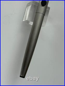 Vintage Rare LAMY 26P Fountain Pen Brushed Steel EX-Fine nib W. Germany, Great