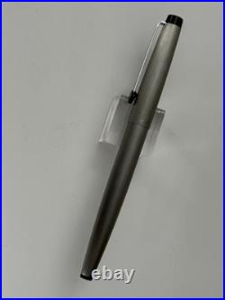 Vintage Rare LAMY 26P Fountain Pen Brushed Steel EX-Fine nib W. Germany, Great