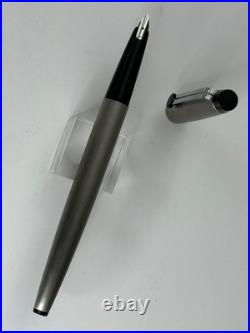 Vintage Rare LAMY 26P Fountain Pen Brushed Steel EX-Fine nib W. Germany, Great