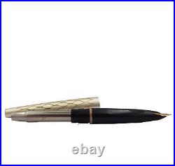 Vintage Rare Lady Sheaffer Vermeil Silver Fountain Pen 14kt Nib And Pencil Set