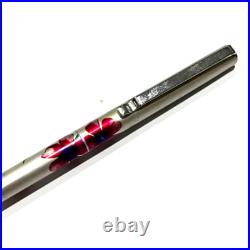 Vintage Rare Pilot Eve Thin Fountain Pen Orchid Aluminum Body EF nib Plated Gold