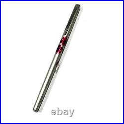 Vintage Rare Pilot Eve Thin Fountain Pen Orchid Aluminum Body EF nib Plated Gold